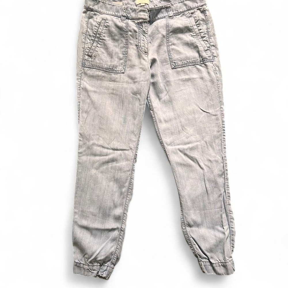 Ann Taylor Loft blue cargo jogger pants size 6